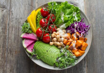healthy diet plan 2026 - colorful vegetables and fruits on table
